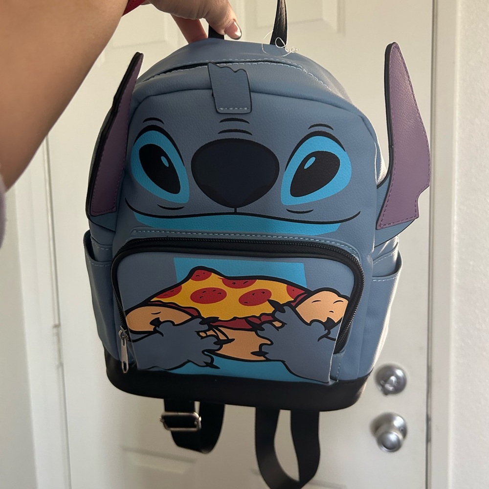 Disney Stitch Backpack - Blue and Black
